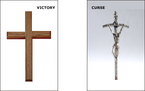 cross vs crucifix